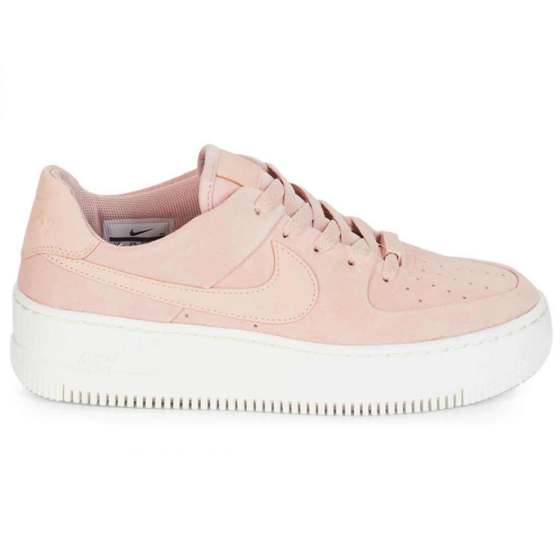 nike air force 1 rose fluo